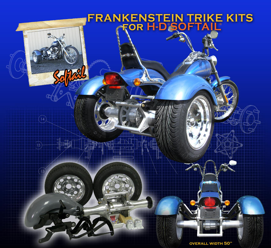 Harley Softail Trike Conversion Kit